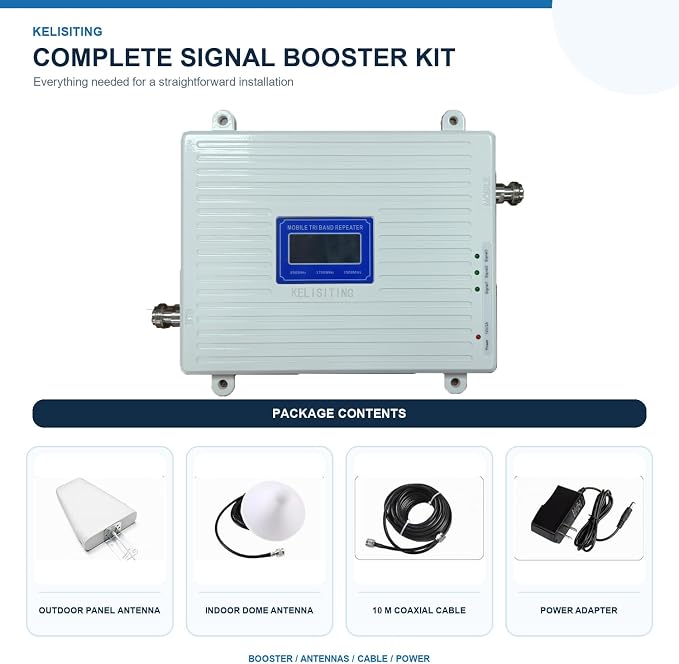 Tri-Band Signal Booster Kit 850/1700/1900 MHz