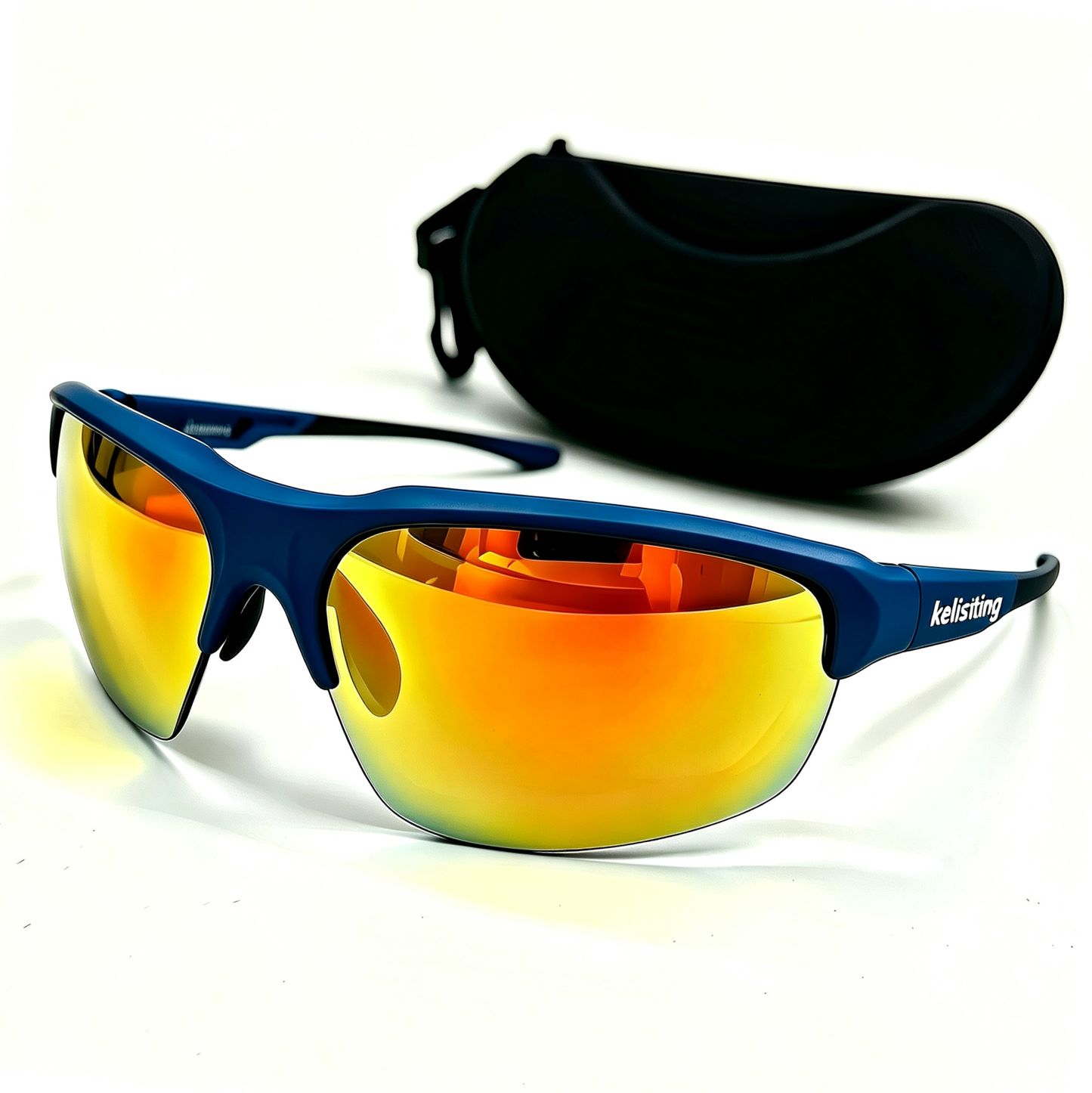 kelisiting Polarized Cycling Sunglasses – UV400 Protection Lightweight Sports Eyewear for Men & Women